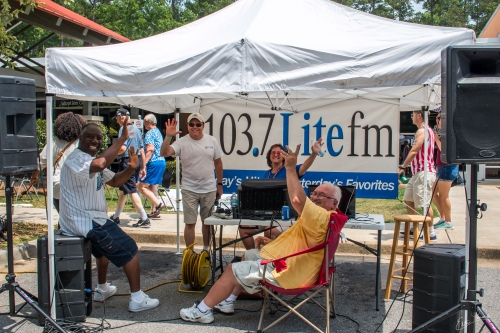 103.7 lite FM booth